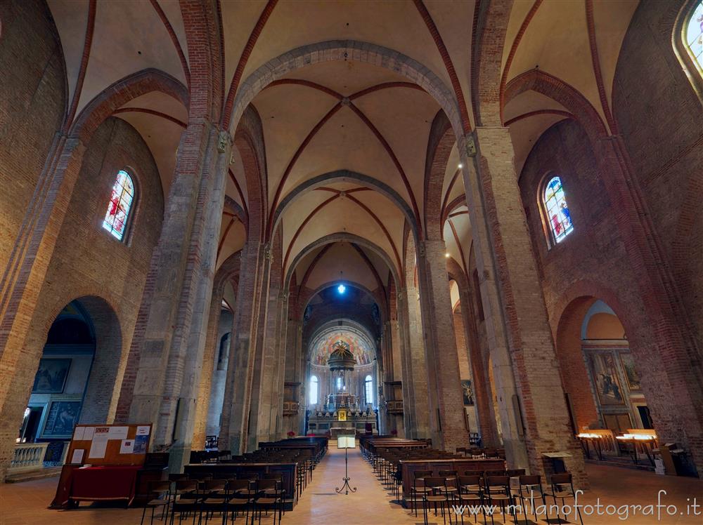 Milan (Italy) - Interior of the Basilica of San Simpliciano